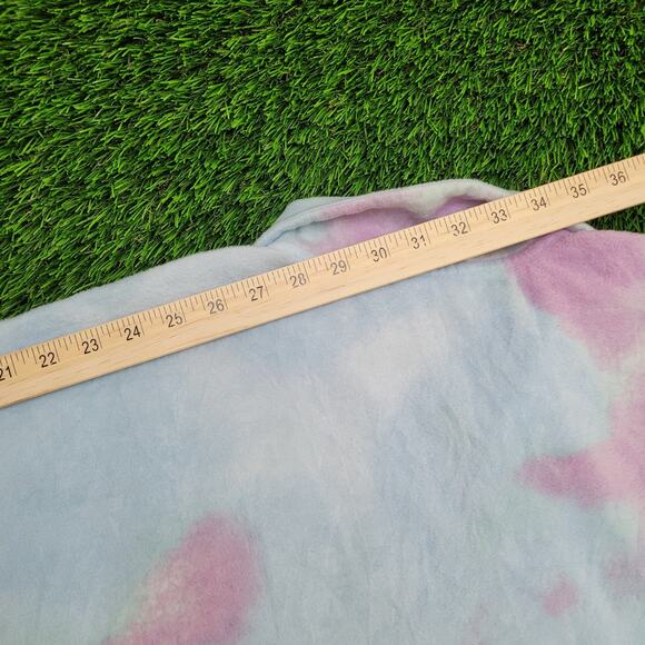 Peanuts 1/4-Zip Fleece Sweater Womens XL 23x21 Crop - Picture 5 of 16